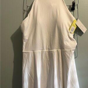 all in motion White Backless Women's Dress